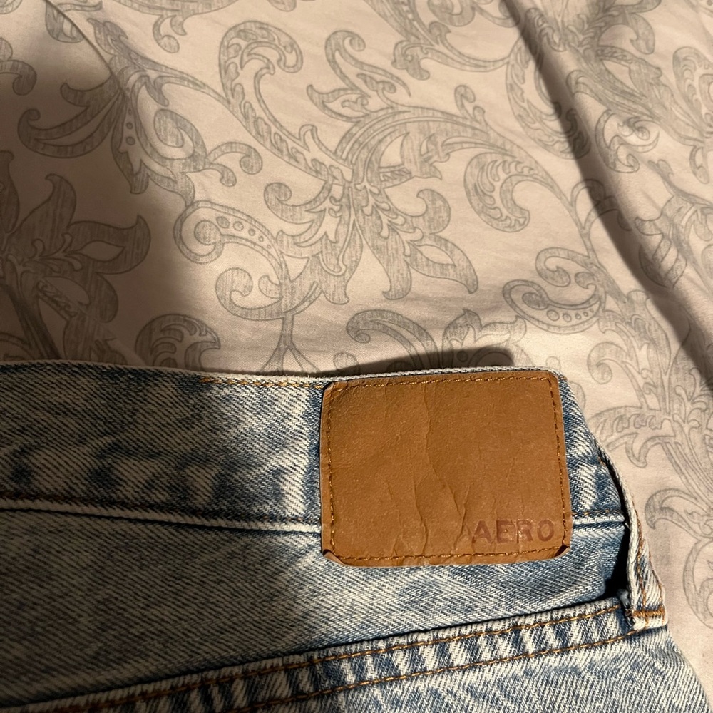 Aeropostale High Rise Baggy Distressed Jean - Picture 7 of 11